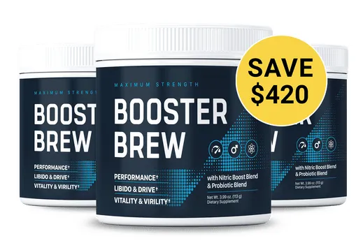 Booster Brew male performance support formula